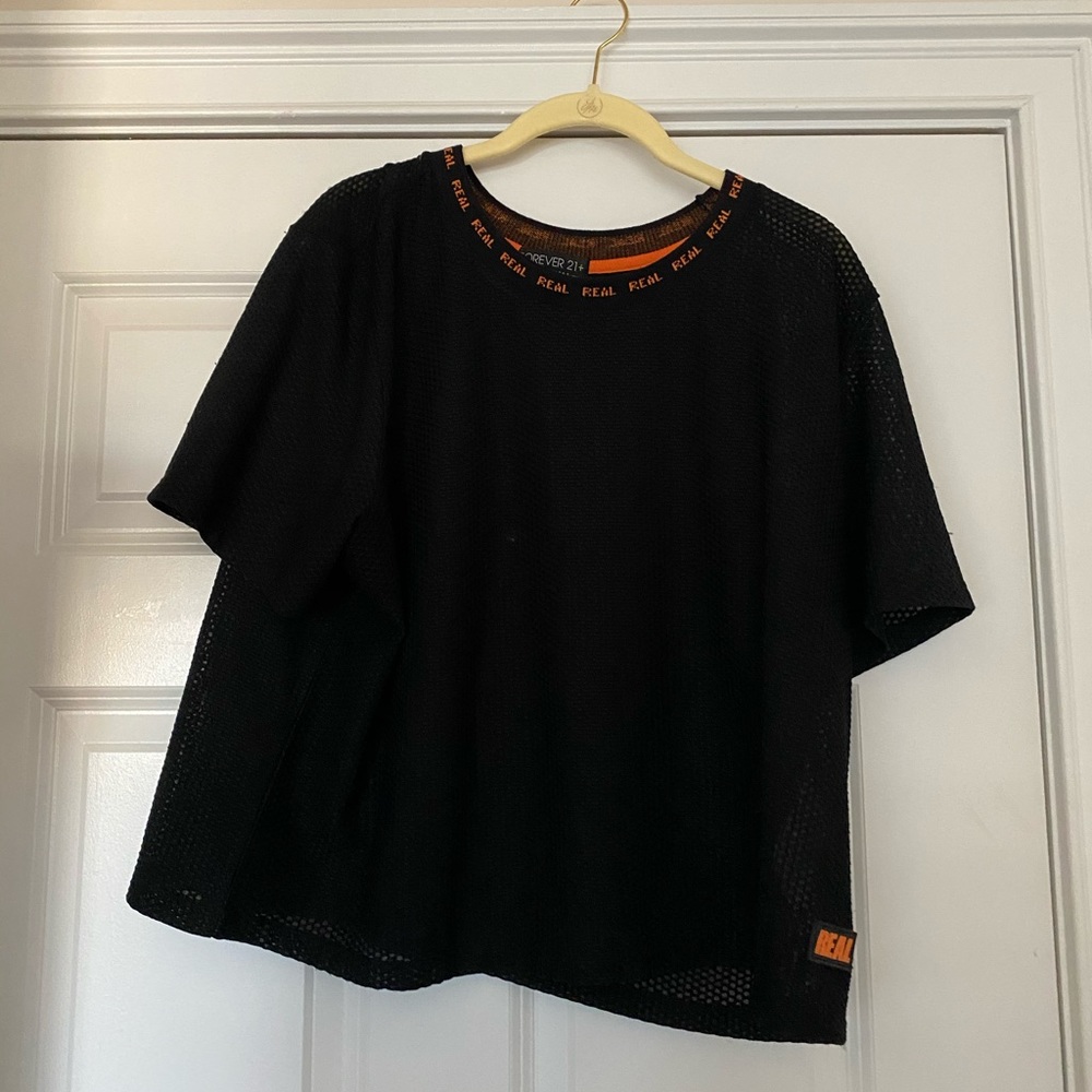 Forever 21 Mesh Crop